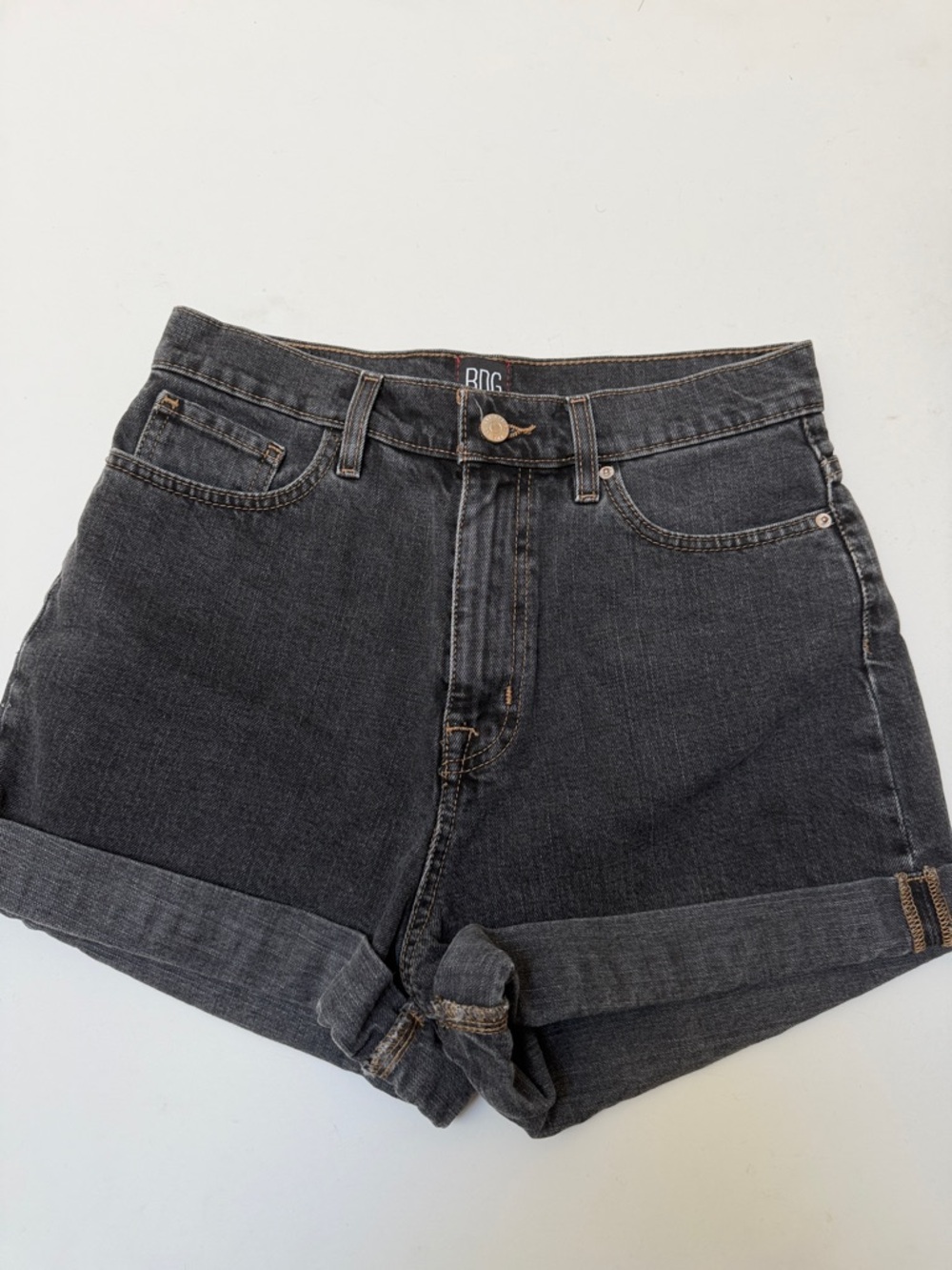 BDG mom high rise jean shorts